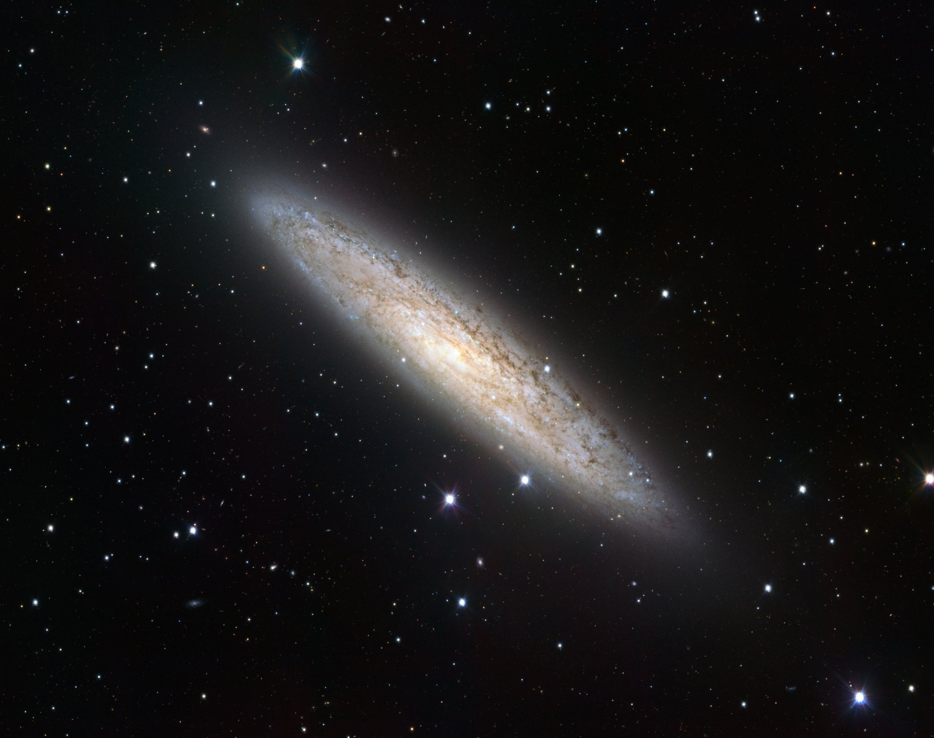 ngc 253 galaxie konstellation bildhauer silbermünze