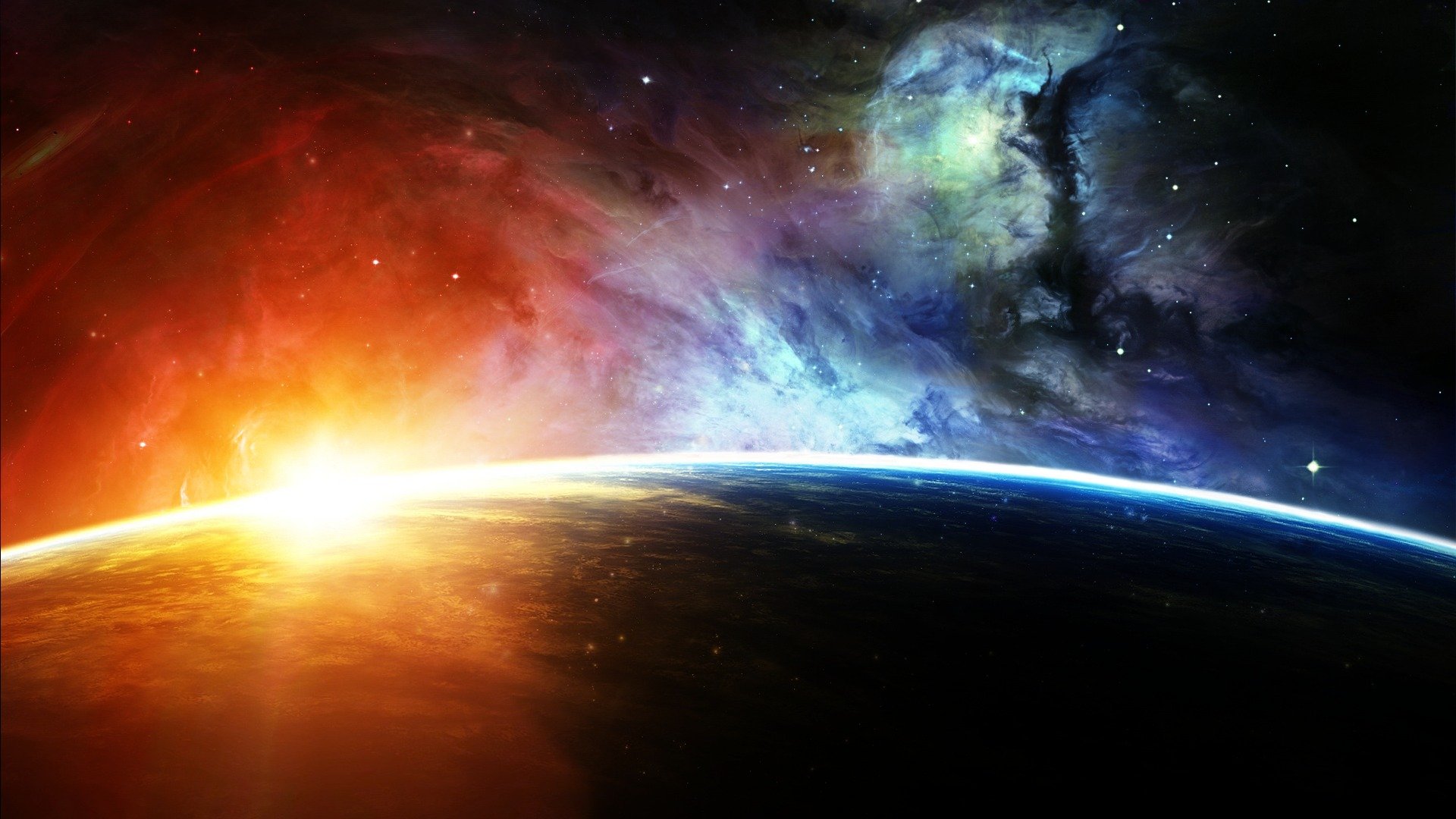 cosmos nebula stars planet space star