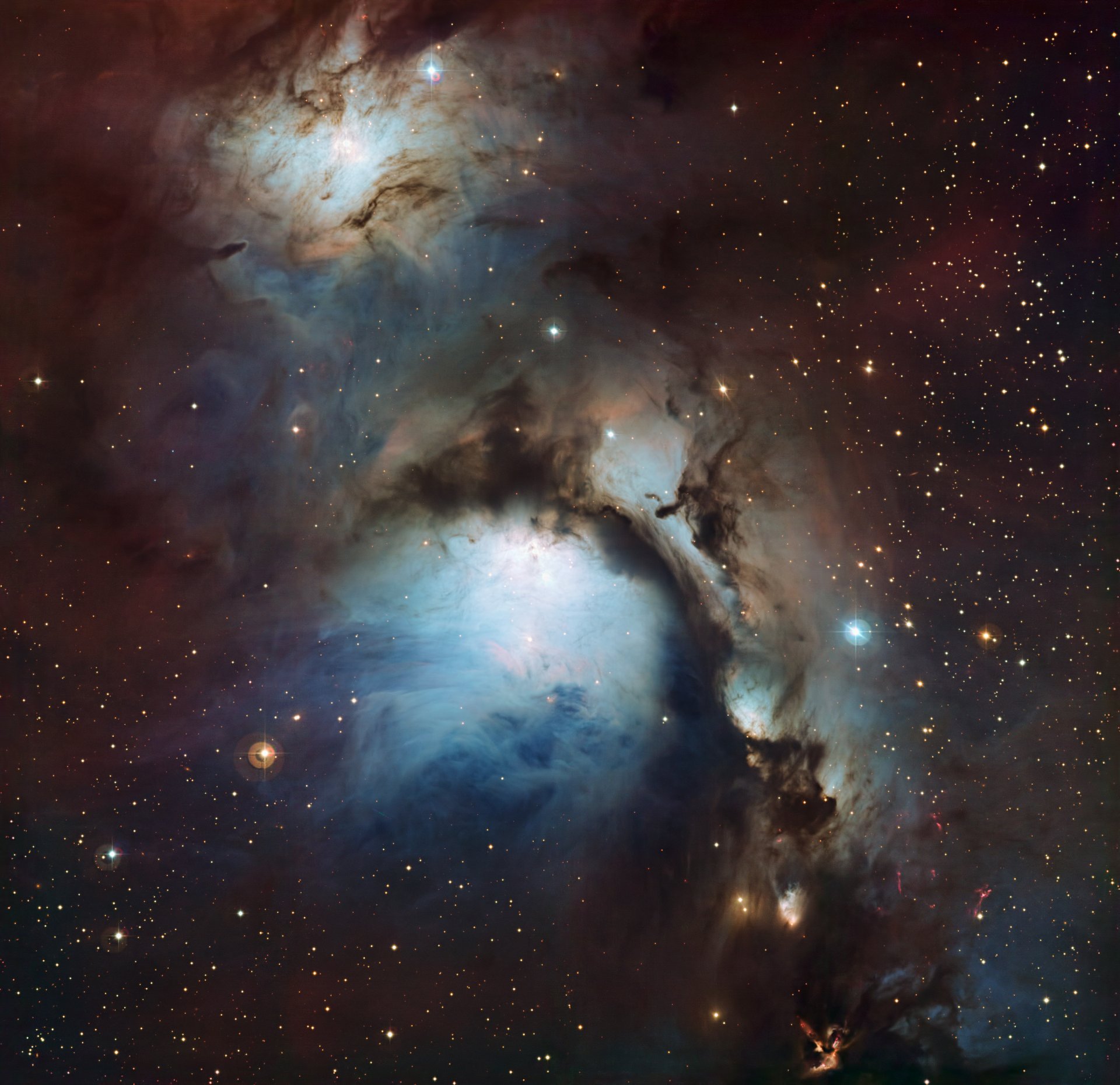nebulosa m 78 ngc +2068 costellazione di orione