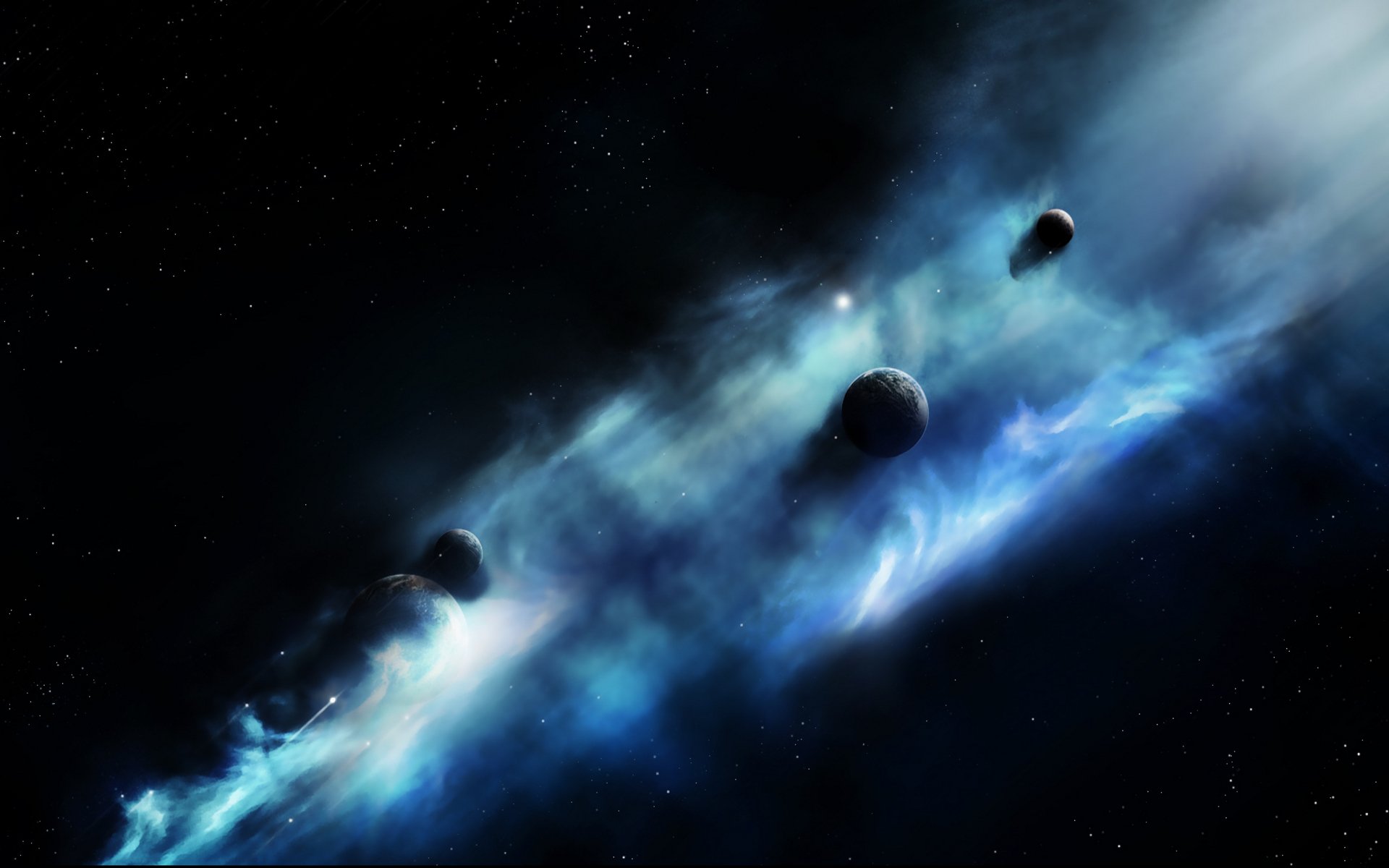 cosmos estrellas nebulosa planetas