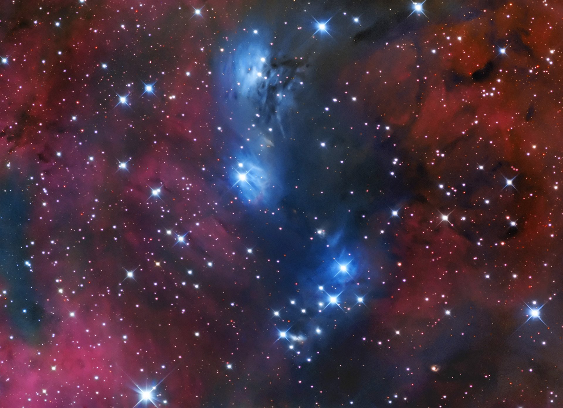 nébuleuses étoiles espace