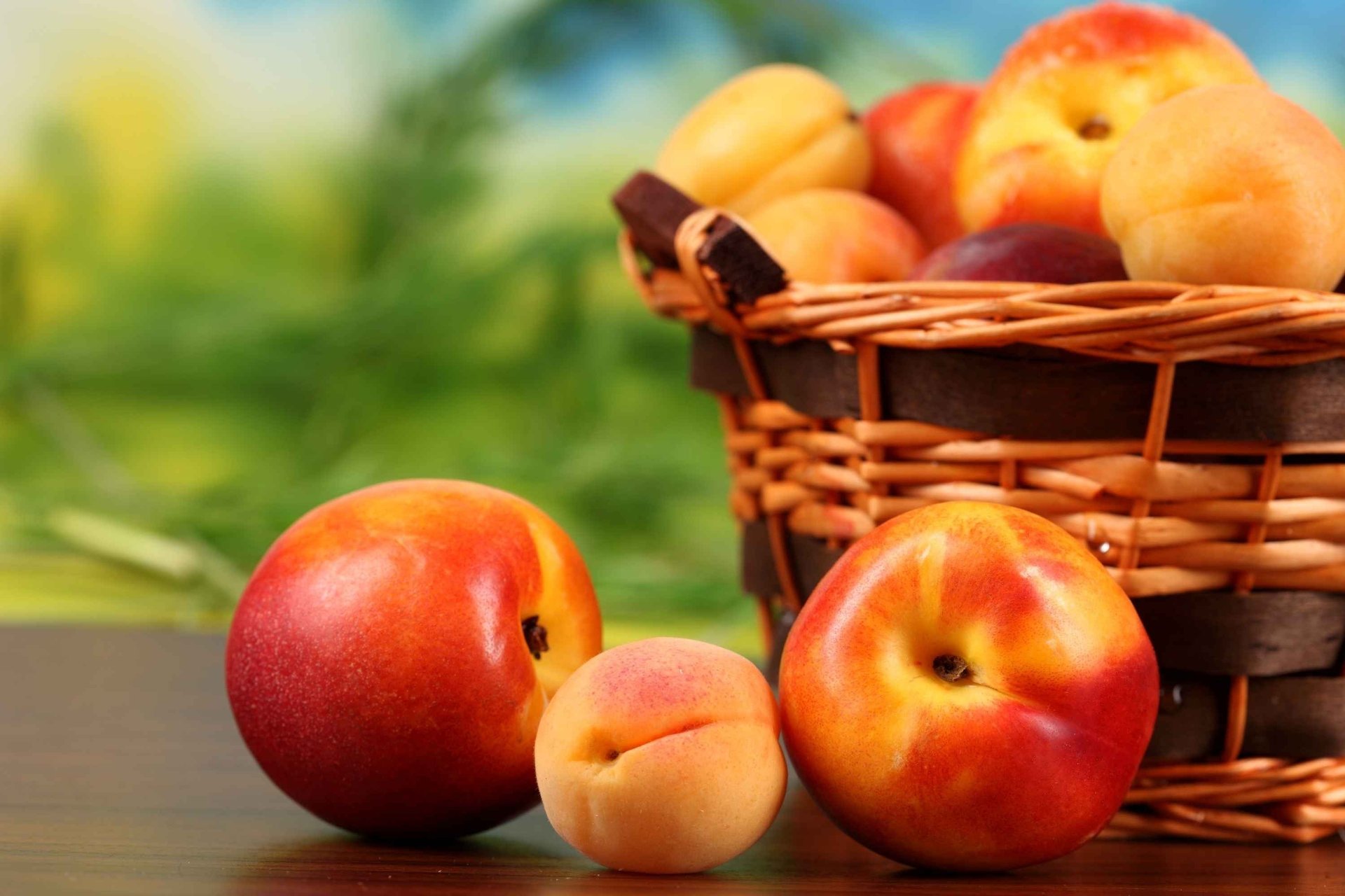 apricots peaches nectarine apricots fruit fruits peache