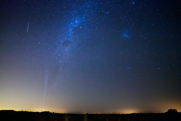 Hermosa imagen de un cúmulo de estrellas