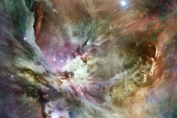 Piękna mgławica Orion Spitzer
