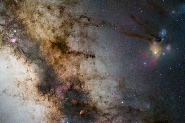 La voie lactée et les étoiles
