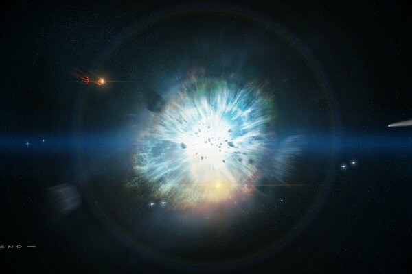 Flash lumineux dans l espace