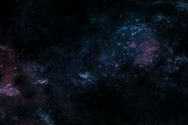 Carta da parati con L immagine Dell universo. Ammasso stellare, nebulosa, infinito