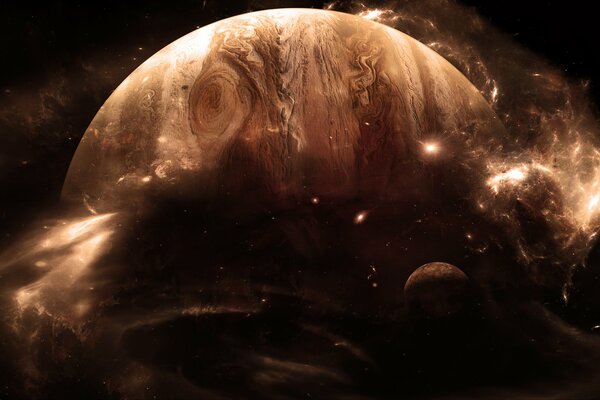 Image de Jupiter et de ses satellites
