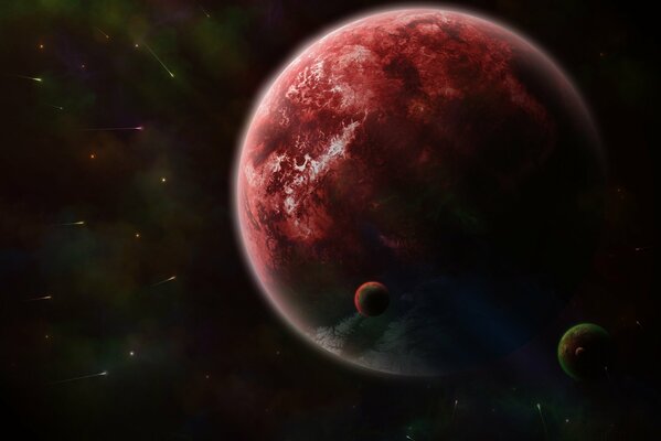 Kosmos Sterne des Planeten Galaxy