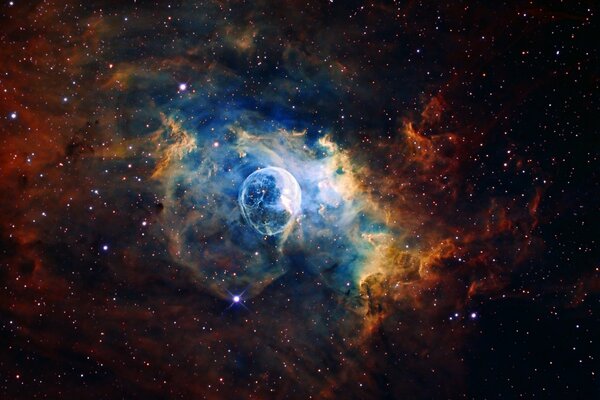 Nebel ngx 7635 in der Galaxie-Blase