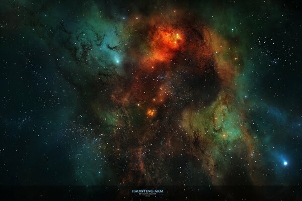 L ammasso di gas interstellare è multicolore