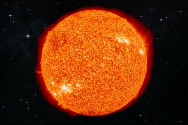 Das Strahlen der Sonne im dunklen Raum