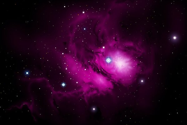 Nebulosity in the galactic lilac system