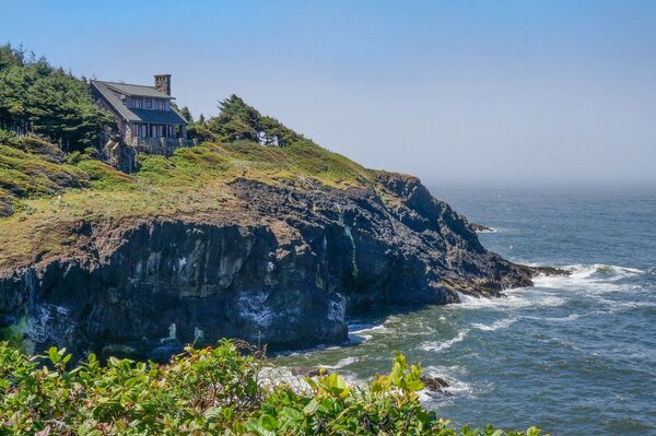 Maison sur la côte du Pacifique dans l Oregon