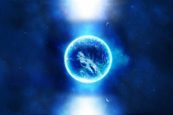 Chiaro di luna nello spazio esterno