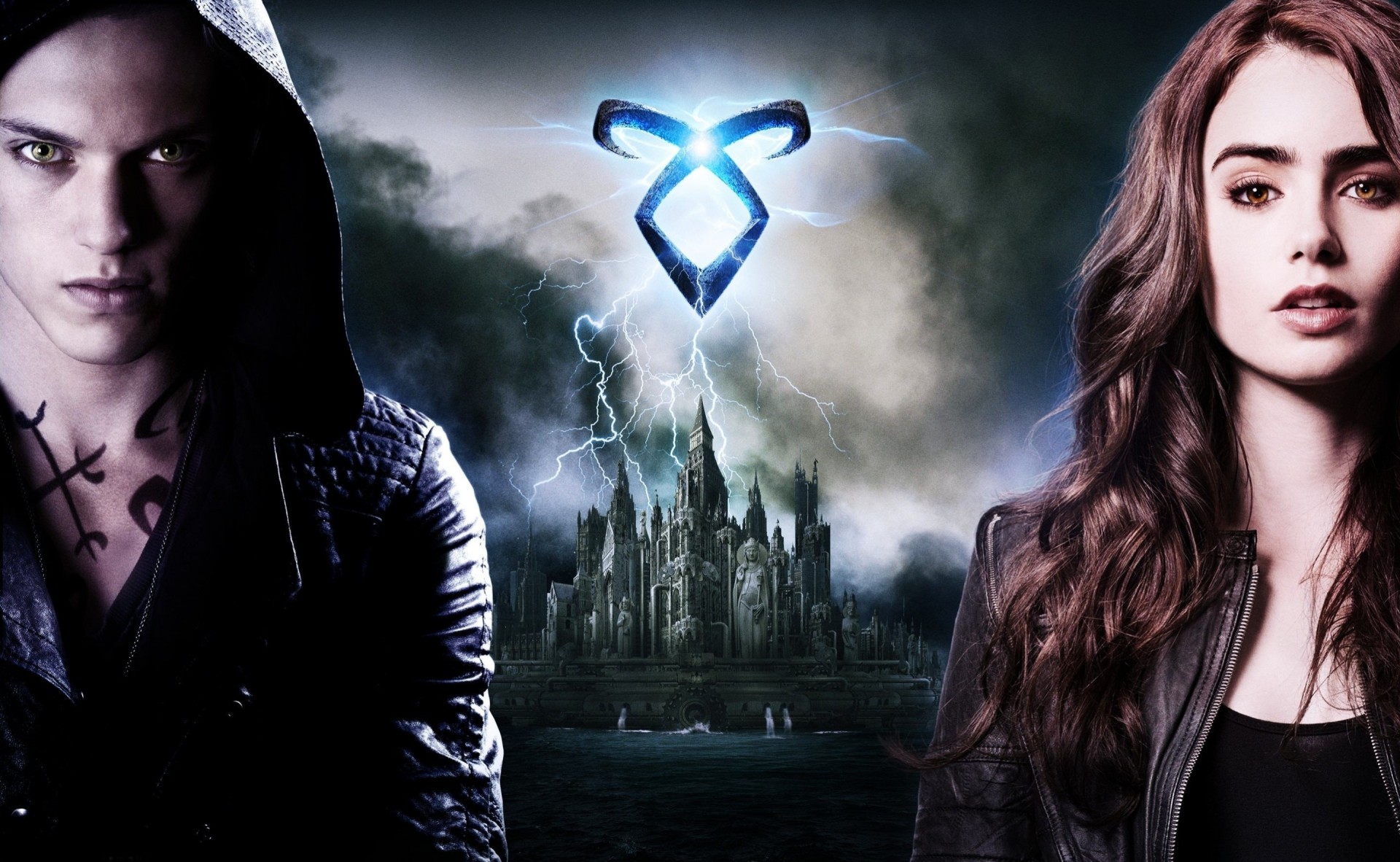 donatello clary fray girl symbol town city of bones lightning tools of death man lily collins jamie