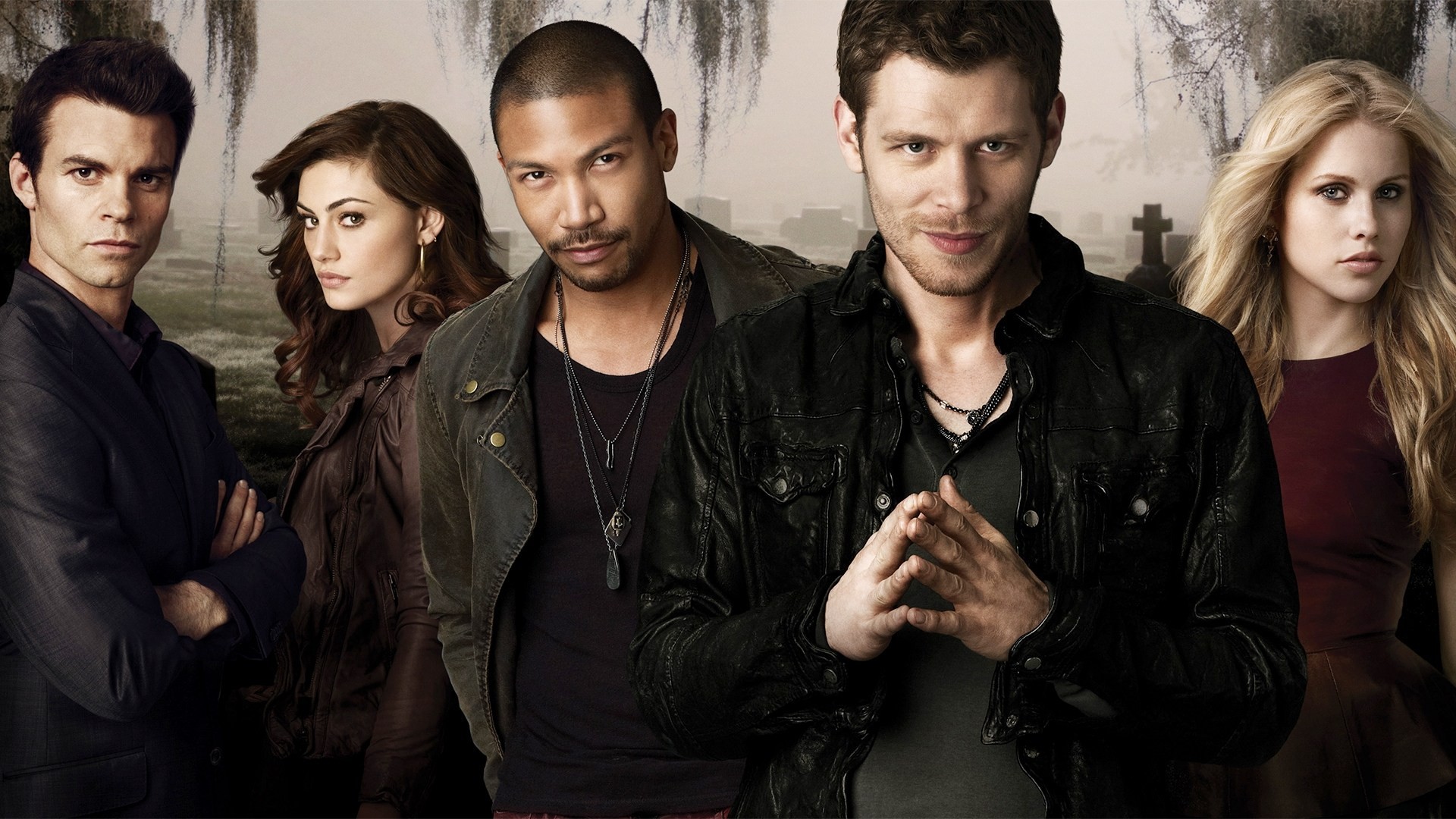 ancien joseph morgan claire holt marcel daniel gillis klaus élie haley haley phoebe tonkin charles michael davis rebecca les premiers-nés