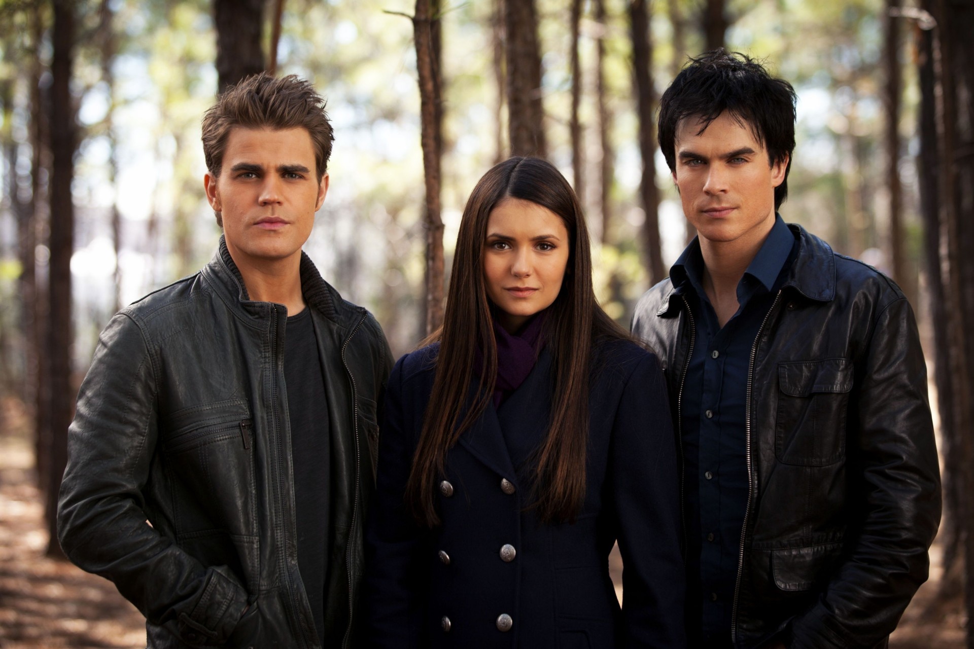 vampire diaries serie stefan chica paul wesley chicos ian somerhalder nina dobrev damon actores tres elena