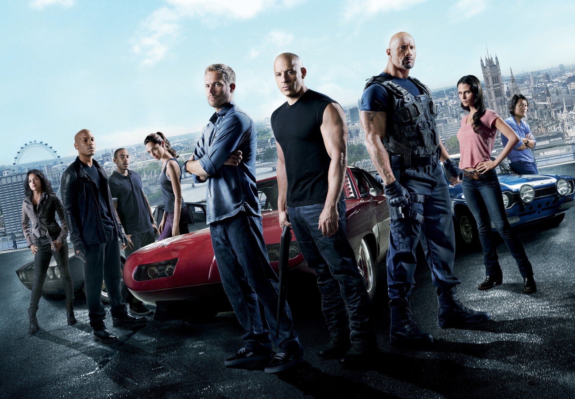 letty jordana brewster fast and the furious 6 vin diesel tyrese gibson dwayne johnson paul walker michelle rodriguez