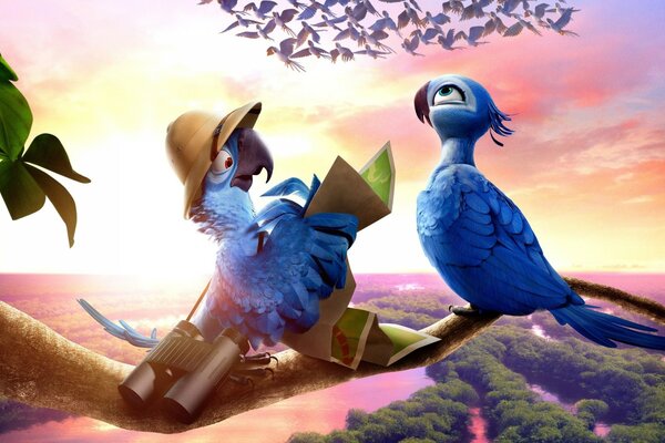 Film Rio et les oiseaux bleus là-bas