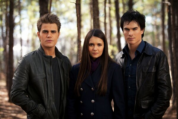 Gli attori principali della serie The Vampire Diaries