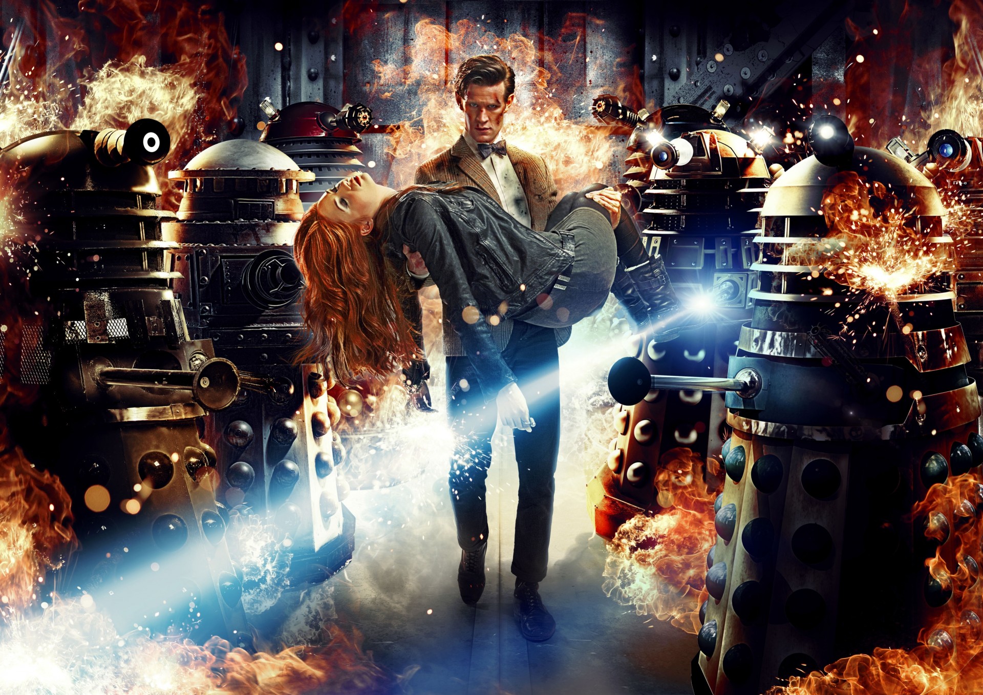 arzt tv-serien matt smith daleks doctor who