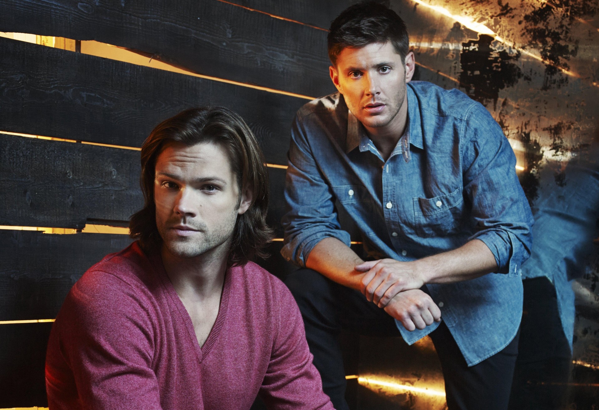 sam winchester jensen eccles jensen dean winchester jared padalecki soprannaturale