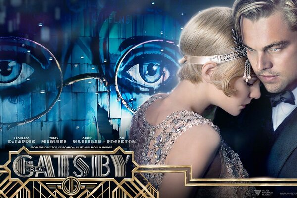 Leonardo DiCaprio in an excellent film adaptation of the Great Gatsby