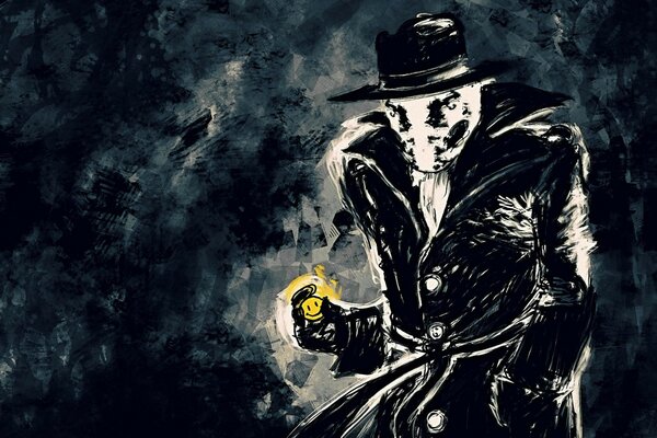 Picture of Rorschach from the movie Keepers