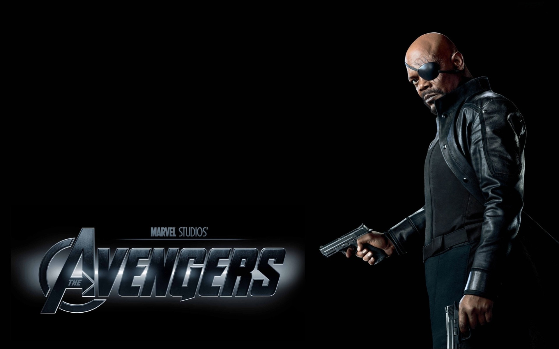 superhéroes letras fondo negro cómics gráficos 3d nick fury