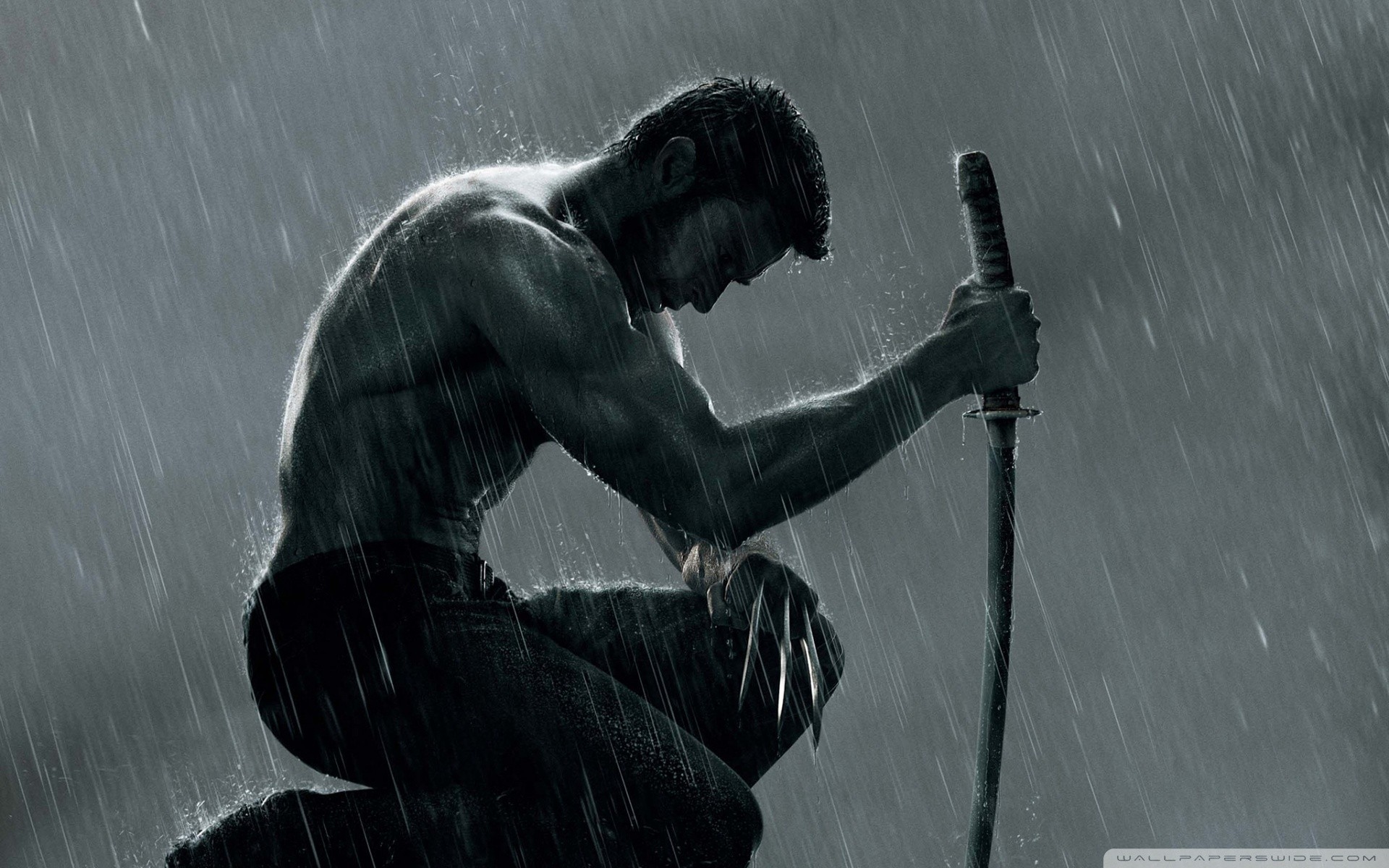 x-men lluvia hugh jackman wolverine superhéroes marvel