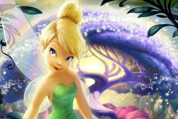 Magia de cuento de hadas de dibujos animados Tinker Bell