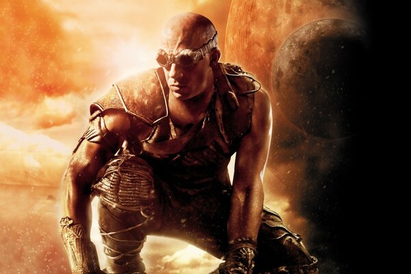 Película con Vin Diesel las Crónicas de Riddick