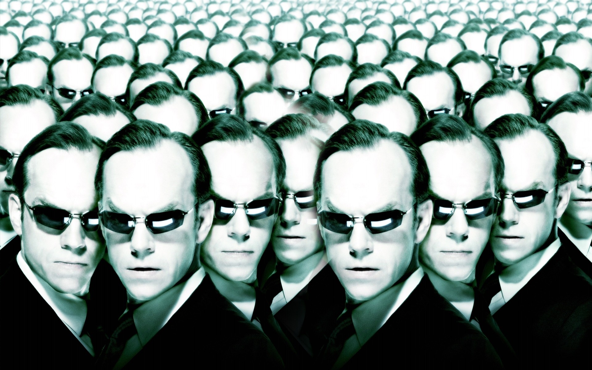 matrix agent smith głowa okulary przeciwsłoneczne wiele