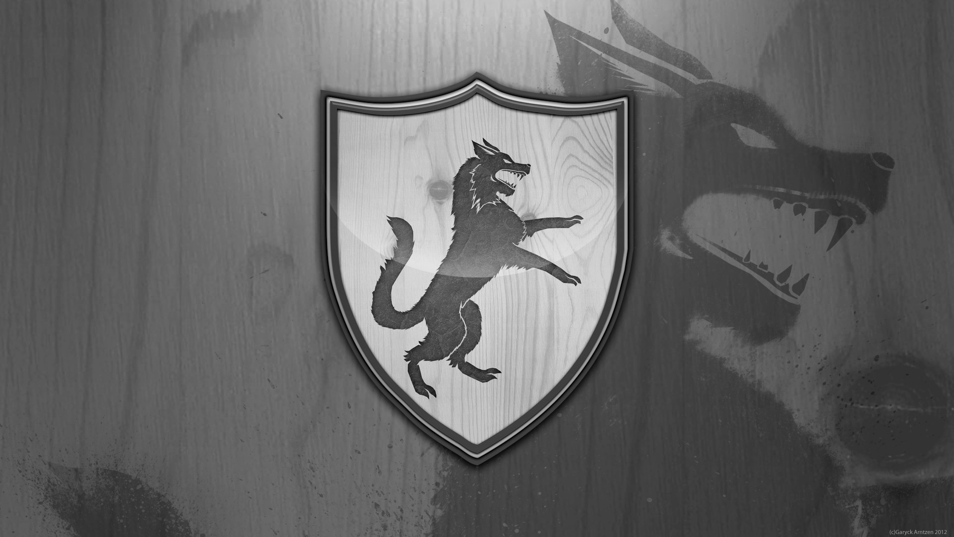 eries coat of arms wolf stark game of thrones a song of ice and fire superhero