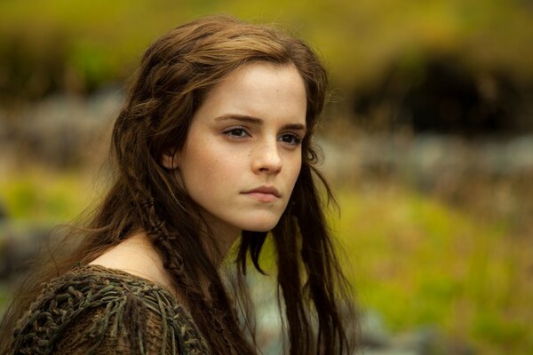 La actriz Emma Watson película Noah