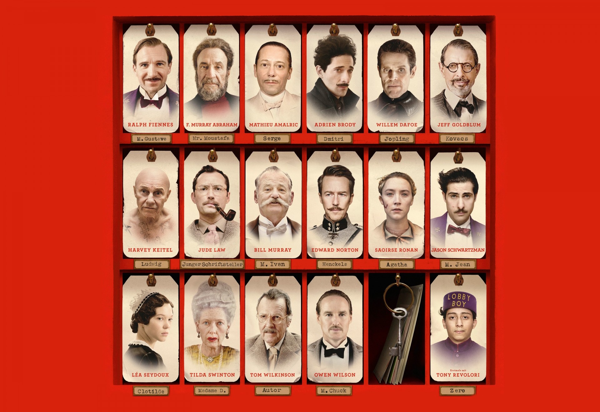 bill murray edward norton adrian brody grand budapest hotel rafe fiennes saoirse ronan