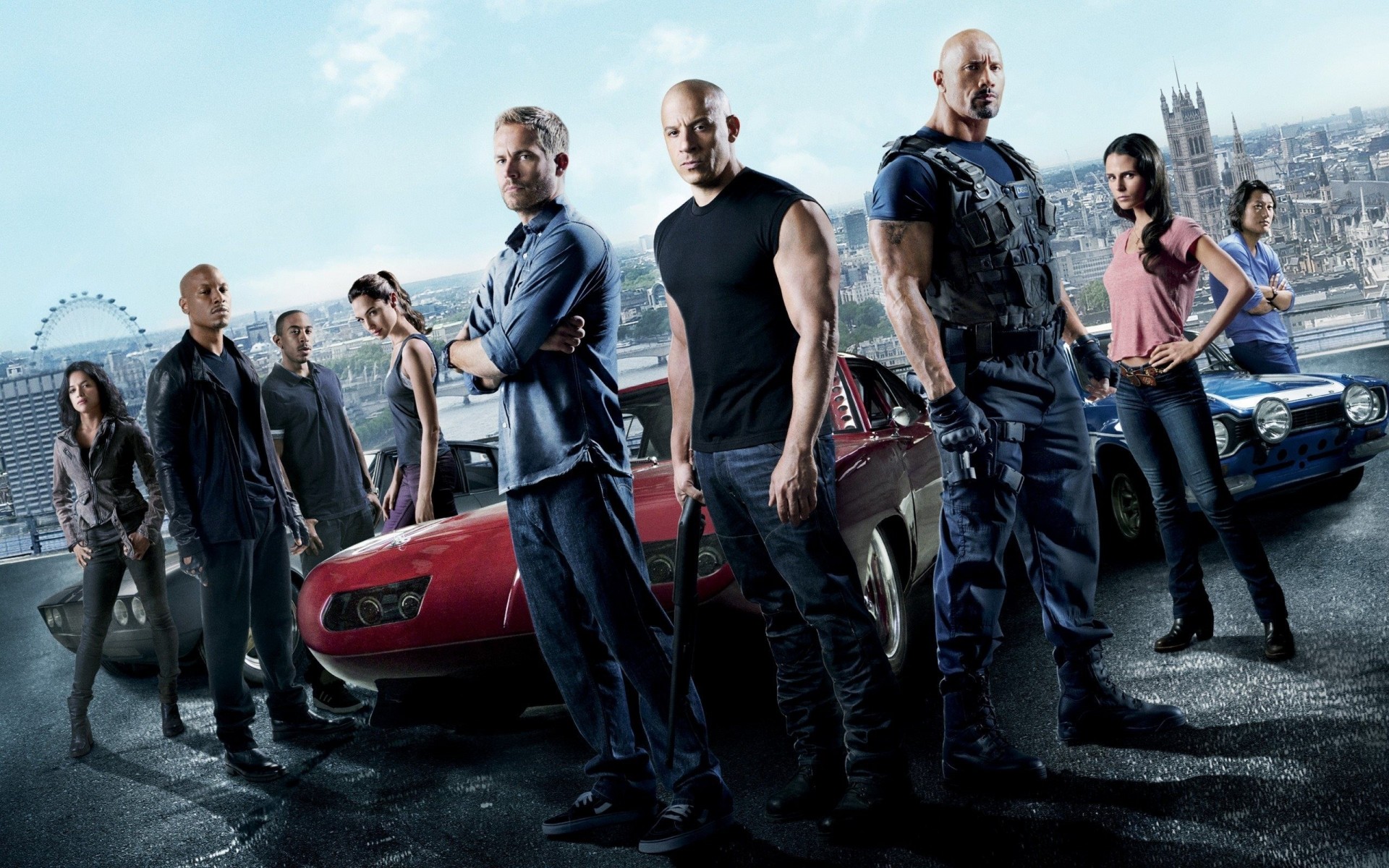 vin diesel 2013 dwayne johnson paul walker film akcja