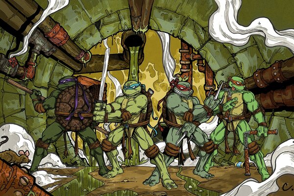 Les Teenage mutant ninja Turtles dorment à nouveau le monde