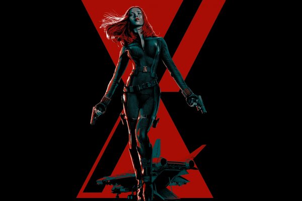 Publicité pour le film Black Widow 