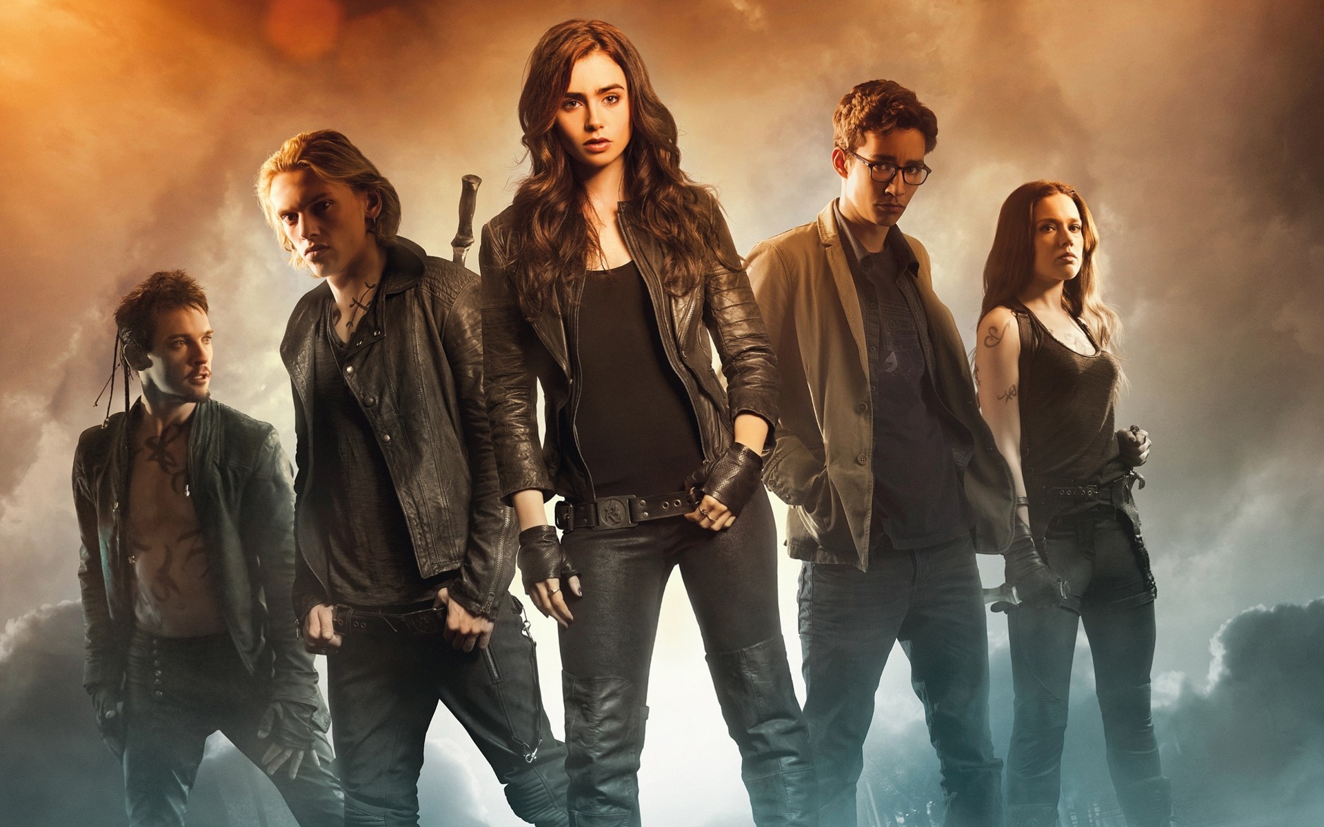 robert sheehan jonathan lily jamie campbell bower jemima west city of bones tools of death