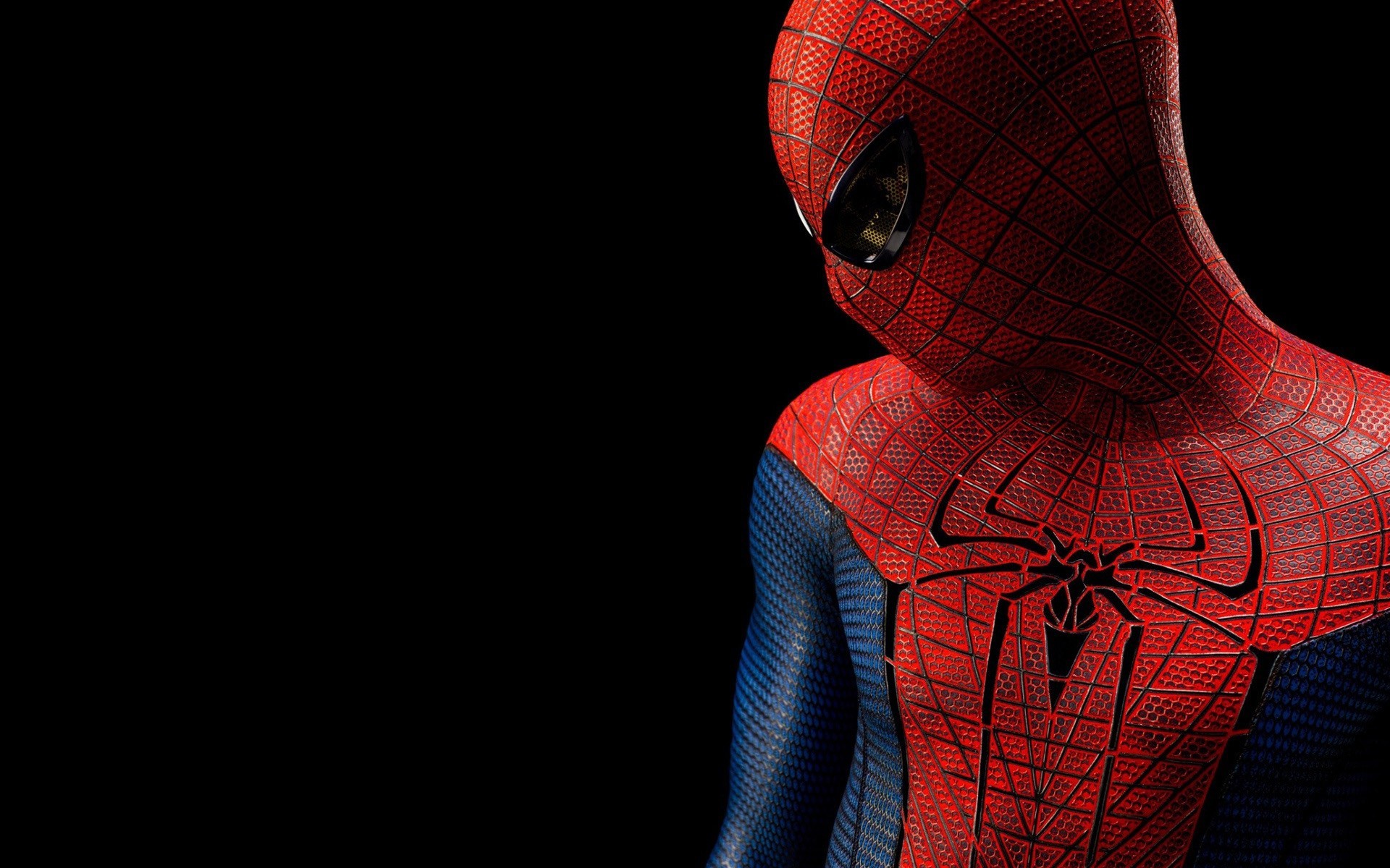 schwarzer hintergrund superhelden 3d-grafik spiderman