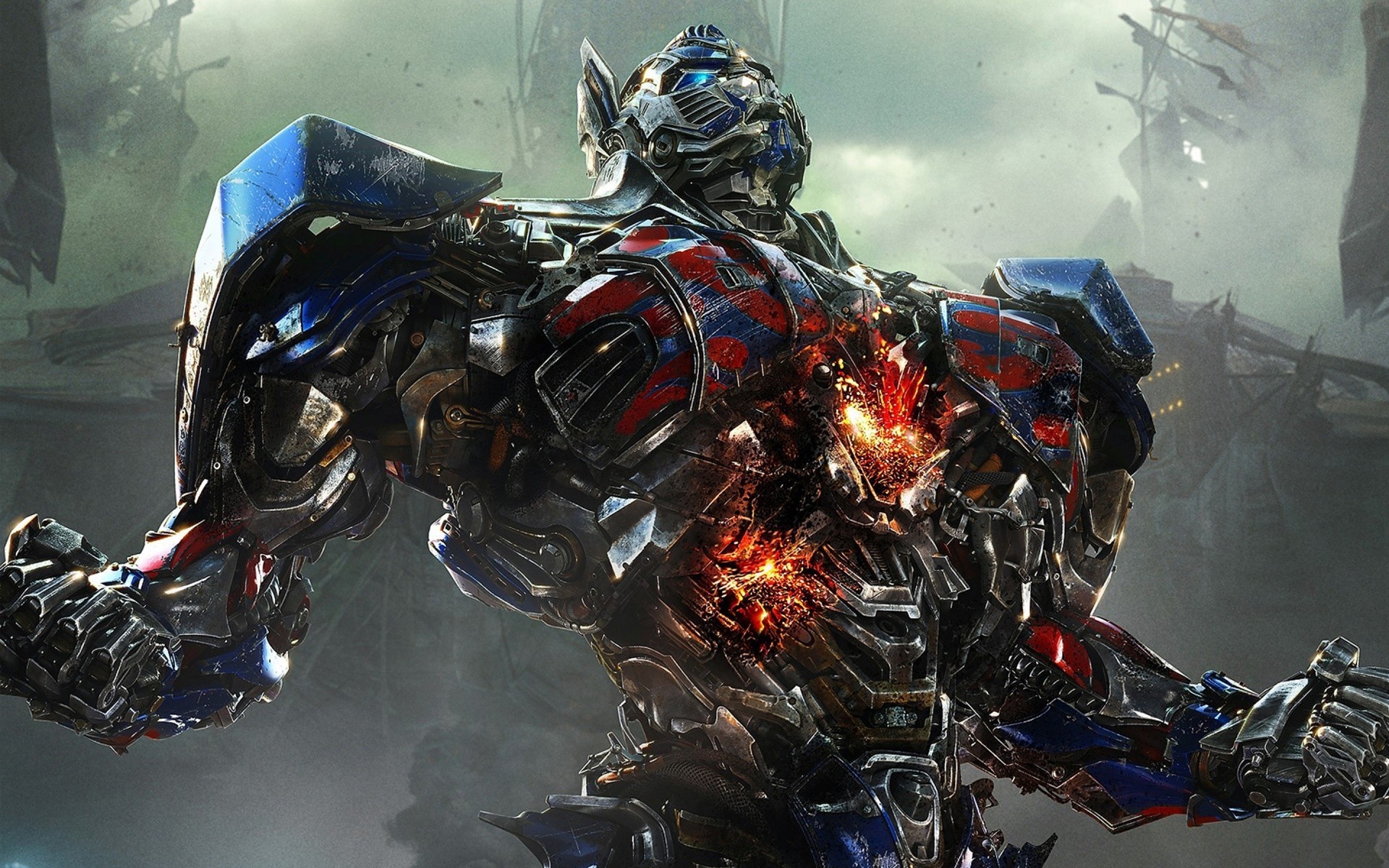 optimus prime armas robots fantasía era de exterminio transformadores