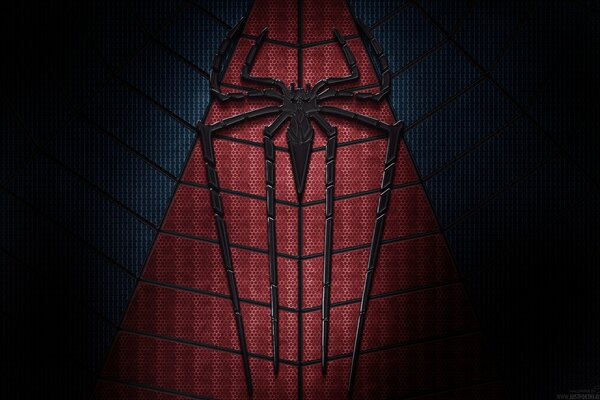 Emblema del traje del hombre araña