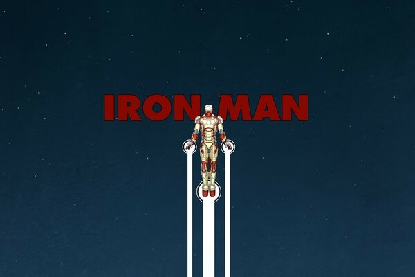Iron Man in the Sky