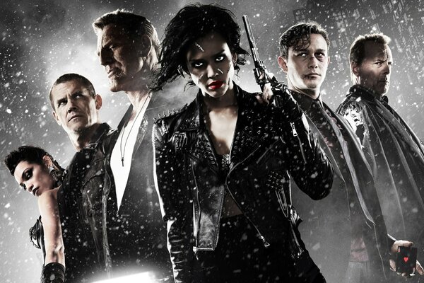 Film Sin City. Supereroi