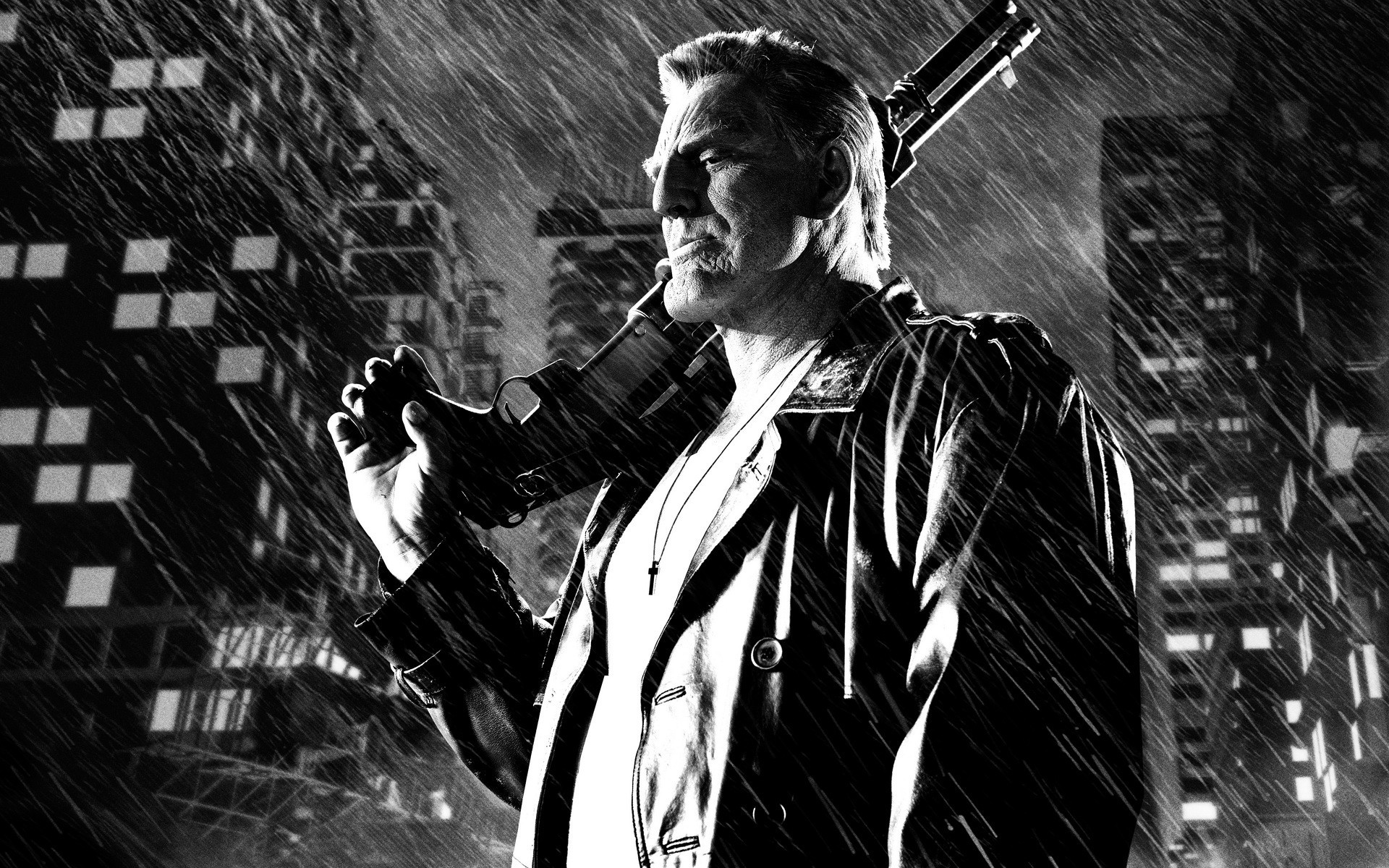 weapon sin city frank miller superheroes rain mickey rourke