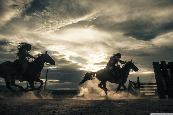 Epickie zdjęcie z miejsca kręcenia ilma Lone Ranger