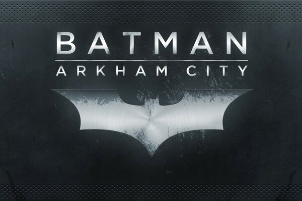 Batman-Symbol auf dunklem Hintergrund