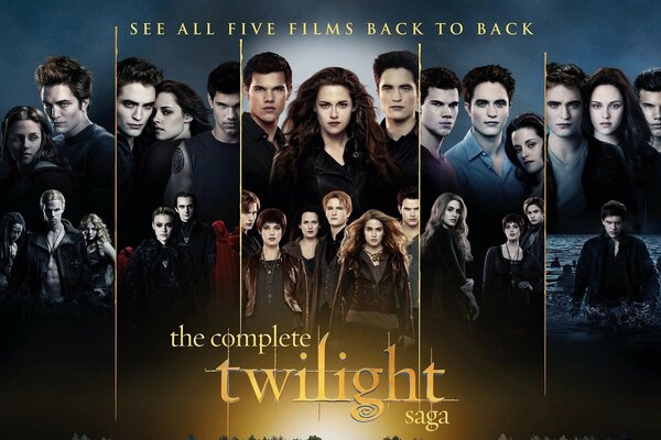Poster for the great Twilight love Saga